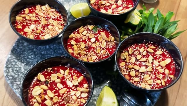 Tiết canh dê tươi ngon